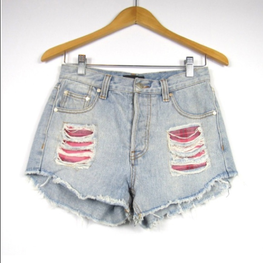 MinkPink High-Waisted Cutoffs